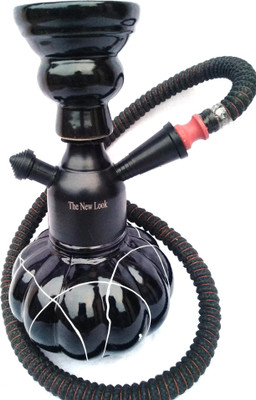 The New Look Original 10 inch Glass Hookah(Black)