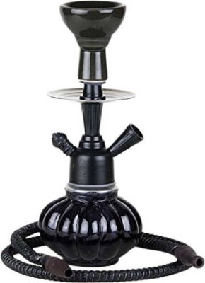 Vespers Mellon Shaped Hookah 10 inch Iron, Glass Hookah(Black)