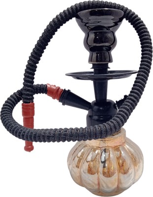 METIER Premium Quality Glass Hookah Hukka Set 9 inch Glass Hookah(Multicolor)