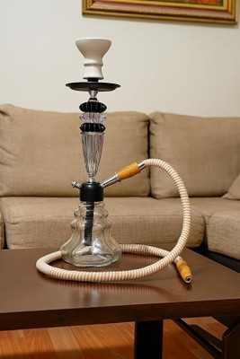 Magical Mist 17 inch Glass Hookah(Multicolor)