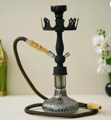 Wish Divine 8 inch Glass Hookah(Green, Black, Brown)