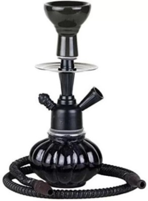 The New Look Original Best Quality Trendy Hukka 12 inch Iron, Glass Hookah(Black)