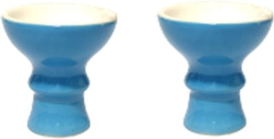 METIER Ceramic Hookah Chillum Pack Of 2 2.3 inch Ceramic Hookah(Blue)