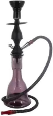 JaipurCrafts 18.5 inch Glass, Iron Hookah(Red)