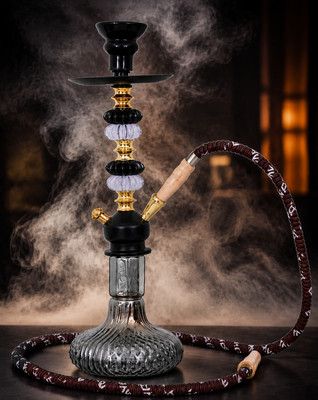 dream craft Russian Hookah Big Size 18 inch Glass Hookah(Black)