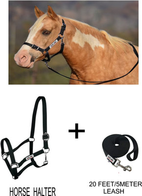 BLESSING PET PRODUCT Halter Horse Bridle(For  Pony BLACK)