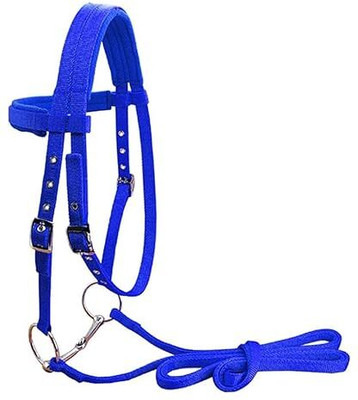 BLESSING PET PRODUCT Harness Horse Bridle(For  Horse BLUE)