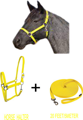 BLESSING PET PRODUCT Halter Horse Bridle(For  Pony YELLOW)