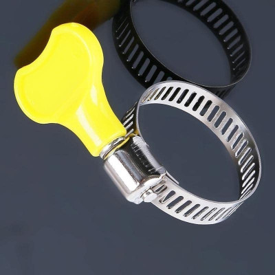 Episkey Strong Plastic Key type And Adjustable Hose Pipe Clamps 13-22.5mm(5 Clamp) Hose Clamps