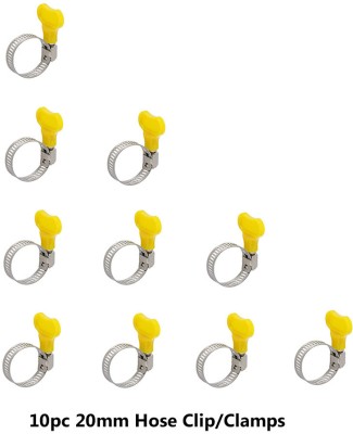 ESEKSAFAR 10pcs Butterfly 2cm Hose Clamps