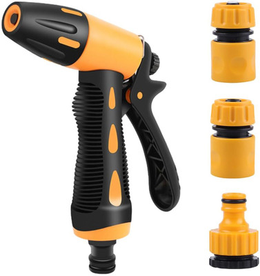 Verilux Garden Hose Spray Gun Kit with 3 Connectors for Washing 1 L Hose-end Sprayer(Pack of 1)