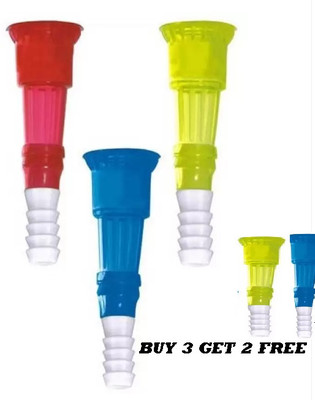 gourav plastics 3 WITH(2 FREE) Pcs PVC Rubber Pipe Jointer for 1 inch Tap|Water Pipe Nozzle Hose Connector