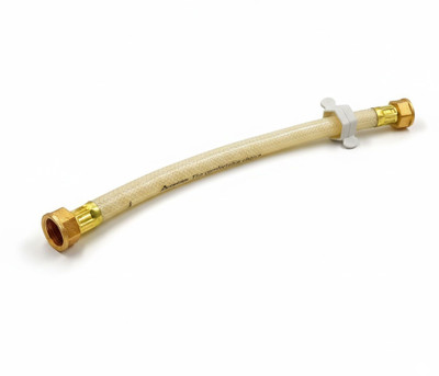 Acetap Brass Nut Hot Water Connection Pipe Premium Quality (Pack of 1) for Geyser,Wash basin,Bathroom and Various Appliances (Multi purpose) Hose Pipe (18 INCH) Hose Pipe(45 cm)