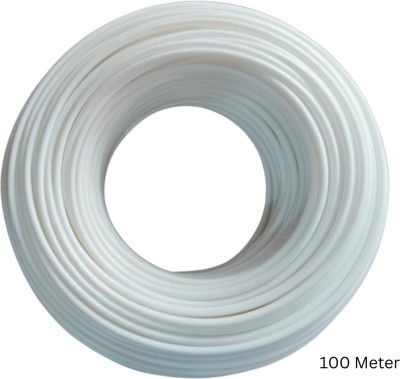 HUMBE&CO 1/4 White 100 meter 1/4 inch RO Pipe Water Purifier Filter Tubing Flexible 100 M RO pipe d Hose Pipe(100 m)