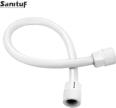 Sanituf CP-1606 Hot & Cold PTMT Connection Pipe for Geyser & Wash Basin (48 inch) Hose Pipe(120 cm)