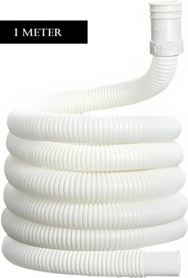 Episkey OUTLET_1M Washing Machine Drain Pipe Heavy Duty PVC Outlet Hose | Flexible & Leak-Proof Hose Pipe(1 m)