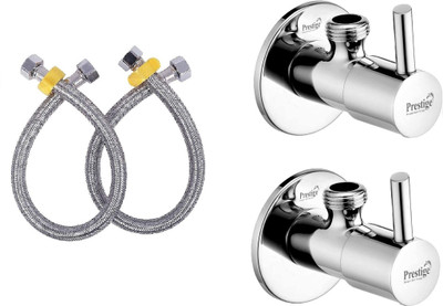 Prestige TURBO Angle with 24 Inch SS Connection for bathroom, and washbasin Hose Pipe(60 cm)