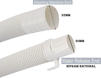 Torzen Outlet pipe / Drain Hose Suitable for All Fully/Semi Automatic Washing machine 2 MITER OUTLET PIPE FOR ALL BRAND WASHIN MACHIN Hose Pipe(200 m)