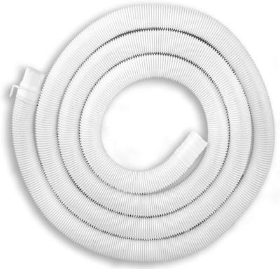 Sparsh Pearl 2 Meter Washing Machine Outlet Pipe Drain Pipe Corrugated Plastic Outlet Pipe Extension Hose Pipe Suitable for All Fully/Semi Automatic Washing Machines Hose Pipe(2 m)