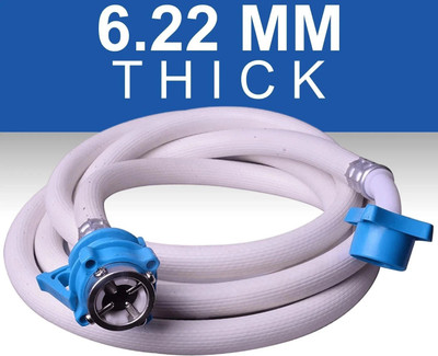 Eaglekart Universal Fit The Rarest Quality (6.2MM Thick) 5 Meter inlet hose pipe for Suitable for Fully automatic Top & Front Load Washing machine Hose Pipe(500 m)