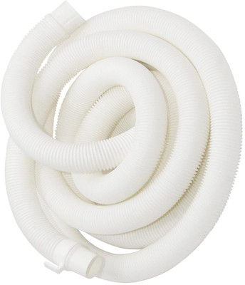 WROSHLER 3 Meter Washing Machine Outlet /Drain Pipe Corrugated Plastic Outlet Pipe 2.127 Extension Hose Pipe Suitable for All Fully/Semi Automatic Washing Machines Hose Pipe(3 m)