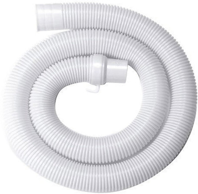 WROSHLER 3 MTR Washing Machine Outlet Pipe Drain Pipe Corrugated Plastic Outlet Pipe 1.20 Extension Hose Pipe Suitable for All Fully/Semi Automatic Washing Machines Hose Pipe(3 m)