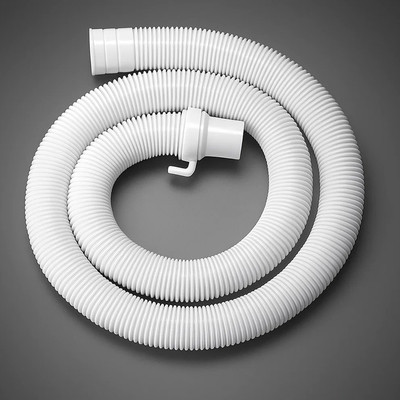 WROSHLER 1.5 MTR Washing Machine Outlet /Drain Pipe Corrugated Plastic Outlet Pipe 01.82 Extension Hose Pipe Suitable for All Fully/Semi Automatic Washing Machines Hose Pipe(1.5 m)