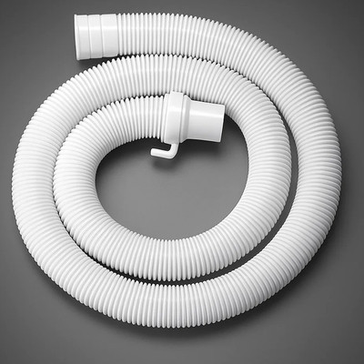 WROSHLER 1.5 MTR Washing Machine Outlet /Drain Pipe Corrugated Plastic Outlet Pipe 01.143 Extension Hose Pipe Suitable for All Fully/Semi Automatic Washing Machines Hose Pipe(1.5 m)