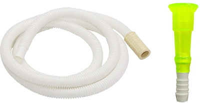 Ninetales 2 Meter Long Washing Machine Inlet Pipe with 3/4 inch Tap Jointer - For Top & Front Load Semi Automatic Washing Machine Connector - Tap Water Supply Extension Hose Pipe(2 m)
