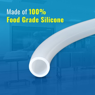 Imapex Food Grade Silicone Tube 4mm x 6mm 10 meter Pipe High-Performance Odorless Food Grade Silicone Tube 4mm x 6mm 10 meter Pipe High-Performance Odorless Hose Pipe(10 m)