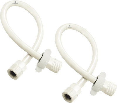KIMSON HIGH GRADE PVC PTMT 30 inch Connection Pipe -SET OF 2 Connection pipe 30 inch PTMT PVC Geyser pipe wash basin pipe Hose Pipe(0.762 m)