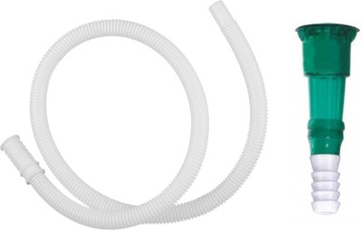 Ninetales 1.5 Meter Long Washing Machine Inlet Pipe + 0.75 inch Jointer - Tap Water Input Supply - For All Top Load Semi Automatic Washing Machine - AC Connection Drain Hose Pipe(1.5 m)