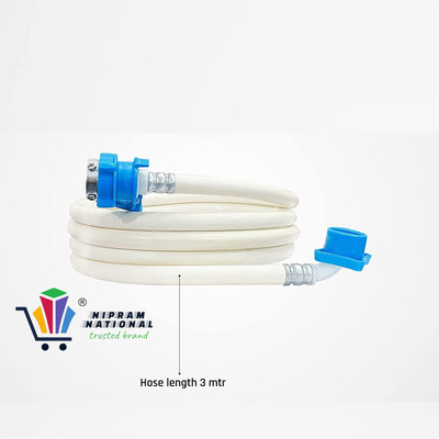 NIPRAM NATIONAL IFB Front Load Washing Machine intlet Hose Pipe Tube (3 Meter) IFB Front Load Washing Machine Intlet Hose Pipe (3 Meter) Hose Pipe(300 cm)