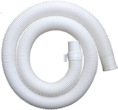 Ninetales 1.5 meter Long Washing Machine Outlet Pipe - Drain Waste Water Back Extension - For All Top Load Fully and Semi Automatic Washing Machine Drainage Connector Hose Pipe(1.5 m)