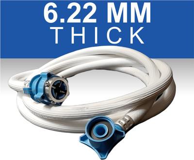 Eaglekart (The Rarest Quality 6.2mm Thick) 3 Meter Washing Machine Inlet Pipe Hose Pipe(300 cm)