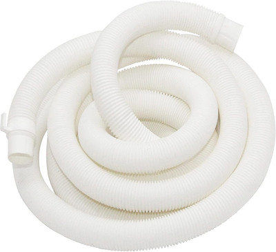 WROSHLER 3 Meter Washing Machine Outlet /Drain Pipe Corrugated Plastic Outlet Pipe 2.10 Extension Hose Pipe Suitable for All Fully/Semi Automatic Washing Machines Hose Pipe(3 m)