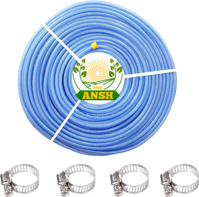 Agriansh Hose Pipe Heavy Duty PVC Water Hosepipe Used For Battery Operated Doublemotor Sprayer Pump Hose Pipe(10 m)