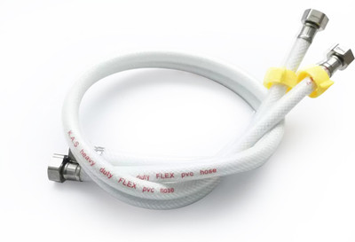 Prestige Connection-Pipe-2 PVC-Connection Pipe 24 Inches Hot & Cold for Geyser/Wash Basin Silver Hose Pipe(60 m)
