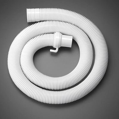 WROSHLER 1.5 MTR Washing Machine Outlet /Drain Pipe Corrugated Plastic Outlet Pipe 01.81 Extension Hose Pipe Suitable for All Fully/Semi Automatic Washing Machines Hose Pipe(1.5 m)