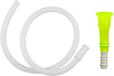 Ninetales 1.5 Meter Long Washing Machine Inlet Pipe with 3/4 inch Tap Jointer - For Top & Front Load Semi Automatic Washing Machine Connector - Tap Water Supply Extension Hose Pipe(1.5 m)