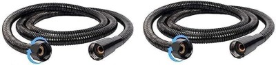 SAAVI Flexible Shower Hose, Health Faucet Tube, Hand Shower Pipe Black 1 MTR Set of 2 Flexible Shower Hose, Health Faucet Tube, Hand Shower Pipe Black 1 MTR Set of 2 Hose Pipe(100 cm)