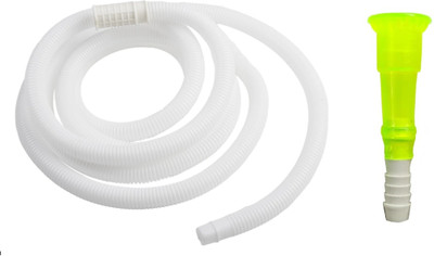 Ninetales 3 Meter Long Washing Machine Inlet Pipe with 3/4 inch Tap Jointer - For Top & Front Load Semi Automatic Washing Machine Connector - Tap Water Supply Extension Hose Pipe(3 m)