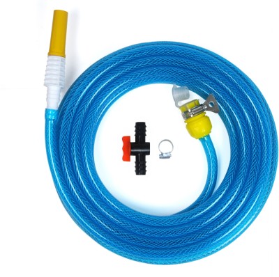 SUNICE [10 Meter] Braided Blue Flexible Hose Pipe ½’’Inch (Diameter0.5 Inch,12mm) for Gardening, Pet Bathing And Car-Bike Washing Water Spray & Hose Pipe(1000 cm)