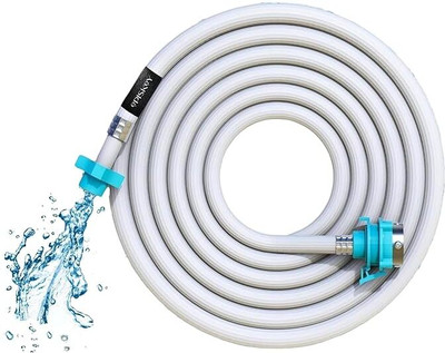Episkey E_INLET_1.5M Flexible PVC Washing Machine Inlet Hose Water Pipe with Tap Adaptor Connector Hose Pipe(1.5 m)