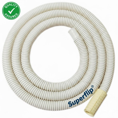 SuperFlip Original 2 Meter Semi-Automatic Washing Machine Multipurpose Water Pipe All Type Semi-Automatic Washing Machine Hose Pipe(2 m)