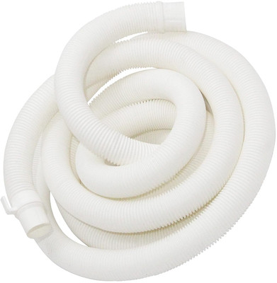 WROSHLER 3 Meter Washing Machine Outlet /Drain Pipe Corrugated Plastic Outlet Pipe 2.113 Extension Hose Pipe Suitable for All Fully/Semi Automatic Washing Machines Hose Pipe(3 m)