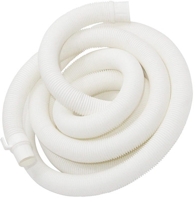 WROSHLER 3 Meter Washing Machine Outlet /Drain Pipe Corrugated Plastic Outlet Pipe 2.115 Extension Hose Pipe Suitable for All Fully/Semi Automatic Washing Machines Hose Pipe(3 m)