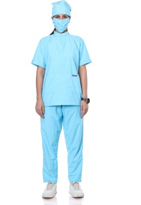 Medilinen SSF2MP_LB_4XL Shirt, Pant Hospital Scrub(Pastel Blue 4 XL)