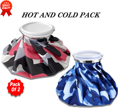 CRETO [2 Pack of Ice Bag Pain Relief Cold Water Pack] Hot & Cold Pack(Multicolor)