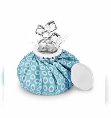 HARITACK Reusable Ice Bag Cold (9inch)(turquoise/Multicolourpattern)(Leak-Proof Cap). Ice Bag Pack(Multicolor)